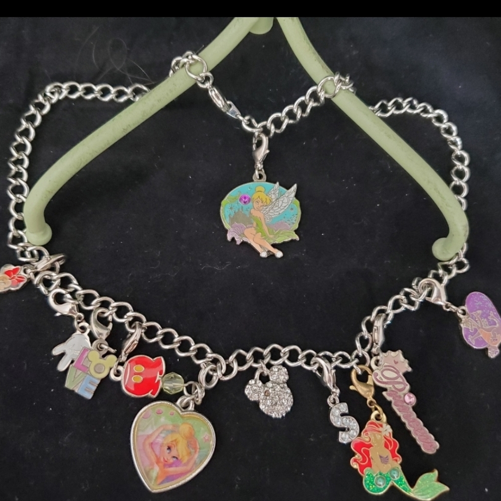 2 Disney Necklacea with charms - Picture 2 of 5